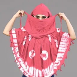 r2r fashion Printed Cotton Blend Women Pink, White Scarf-picture-29