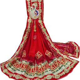 ranisatiya creation Poly Georgette Embroidered Orange Women Dupatta-picture-16