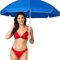 rainpopson 42in Patio Sun Shade Large Size Garden Umbrella for Balcony & Terrace Umbrella-picture-32