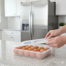 maxtid Plastic 24 Grid Premium Quality Egg Tray for Fresh Eggs Storage Basket-picture-22