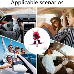 wleworldlookenterprises ™ Skater Bunny Floating Red Long-Lasting & Unique Car Decoration Diffuser image 2