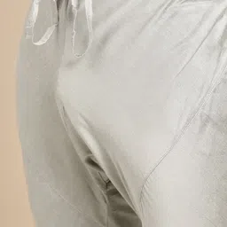 KISAH Men Multicoloured Floral Embroidered Panelled Kurti with Pyjamas image 3