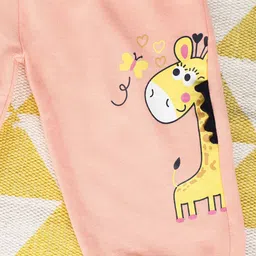 V-Mart Infant Printed Cotton Mid-Rise Joggers image 2