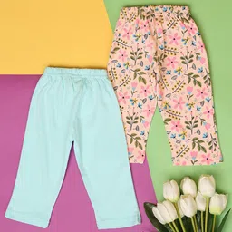 V-Mart Infants Pack Of 2 Printed Cotton Lounge Pants image 4