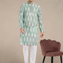 Moda Rapido Men Printed Regular Pure Cotton Kurta with Pyjamas-picture-25