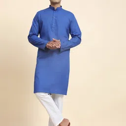 Moda Rapido Men Regular Pure Cotton Kurta with Pyjamas-picture-26