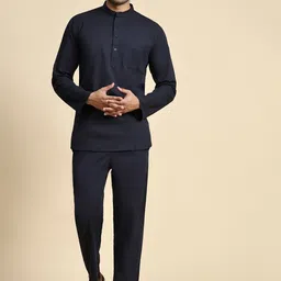 Moda Rapido Men Regular Pure Cotton Kurta with Pyjamas-picture-20
