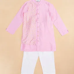 indus route by Pantaloons Boys Printed Kurta with Pyjama Set image 3