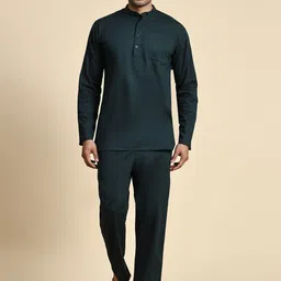 Moda Rapido Men Regular Pure Cotton Kurta with Pyjamas image 5