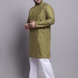 SOJANYA PLUS PLus Size Embroidered Regular Kurta with Pyjamas-picture-48