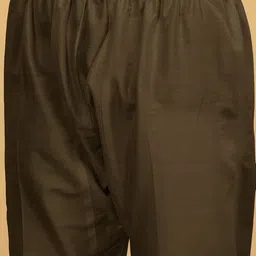 Anouk Regular Shirt Collar Pathani Kurta With Pyjamas image 3