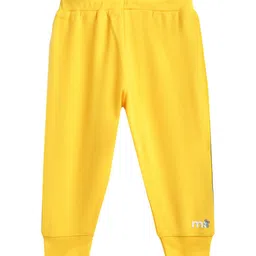 MiArcus Boys Yellow & Blue Pack Of 2 Cotton Jogger Track Pant image 4