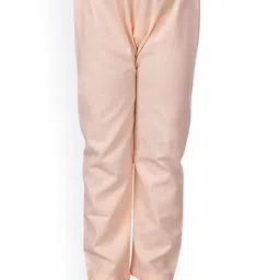 ahhaaaa Boys Peach-Coloured Kurta with Pyjamas image 3