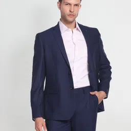 arrow Men Self Design Dobby Two Piece Suit Self Design Suit-picture-26