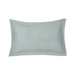 Green Patterned 320 GSM Cotton Set of 2 Pillow Shams by Maspar image 3