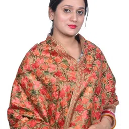 SUMEDH handcrafts Acrylic Embroidered Women Shawl-picture-26