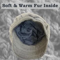 cool indians Self Design, Solid, Woven Beanie image 2