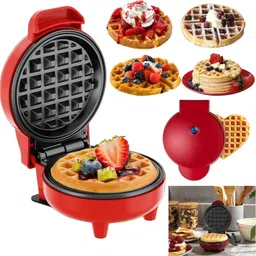 3 IN 1 Waffle Maker Iron Cast for Home, Kids, Belgian Wafles, Pan Cakes ,Paninis Waffle Maker-image-1