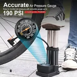 accrate 2415 190 psi Tyre Air Pump for Car & Bike-picture-27