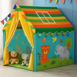 sukan tex kids tent house jungle them image 2