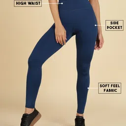 rhino rage Solid Women Blue Tights-picture-24