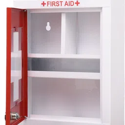 spylock HIGH GRADE METAL Emergency First Aid Kit Box/Emergency Medical Box/First Aid Box for Home - School - Office/Wall Mountable, Multi Compartment (Metal) First Aid Kit image 2