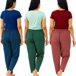 belvine Pack of 3 Women Pyjama image 2