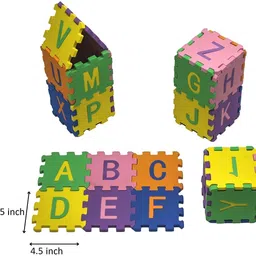 jolary 36 Pcs Alphabet ABC Non-Toxic Floor mats for Kids, Puzzle Foam Mat image 4