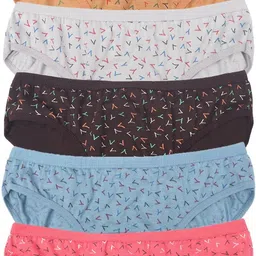 fanmade Pack of 6 Women Hipster Multicolor Panty image 1