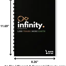 rays of ink Re-usable Smart Eco-friendly A4 Notebook Plain Sheets 40 Pages image 3