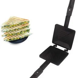 rectitude Best Quality Non-Stick Gas Toaster Compatibility for Griller Sandwich Maker T08 2 W Pop Up Toaster-picture-36