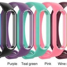 PORTLIX BEST BUY SOFT SILICON BAND BRACELET STRAP COMPATIBLE WITH XIAOMI MI BAND 5 AND XIAOMI MI BAND 6 (NOT FOR MI BAND 4/3/2) (WATCH NOT INCLUDED) (MODEL 2020/2021) COMBO OF 09 PIECES Smart Band Strap-picture-13