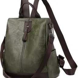 marvworld 10.4 L Backpack New European American Retro PU Casual Backpack image 1