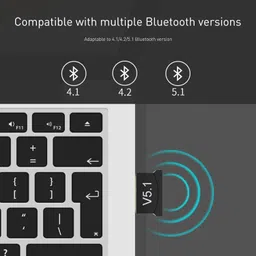 carfrill Bluetooth Adapter for PC, Wansurs USB Bluetooth Adapter 5.1 EDR USB Adapter image 3