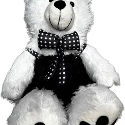 little gattu BLACK AND WHITE TEDDY - 60 cm image 1