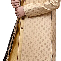 Diamond Style Embroidered Sherwani image 4