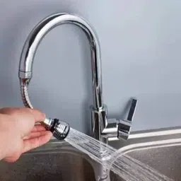 cosvit Turbo Flex 360 Faucet Sprayer Water Extender (6 inch) Multiple use in Kitchen Faucet Function Diverter image 5