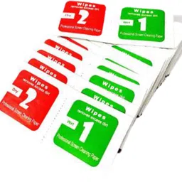 Olonga wet and Dry screen cleaning wipes Big Size for Mobiles, Laptops, Computers, Gaming-picture-21