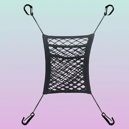 vaynenx 3-Layer Car Mesh Organizer, Seat Back Net Bag, Automotive Seat Back Organizers, Car Multi Pocket-picture-10