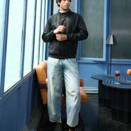 campus sutra Men Solid Biker/Riding Jacket image 4