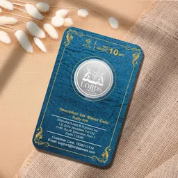 lords jewels Laxmi Ji Silver Coin 10 Grams S 999 10 g Silver Coin image 4