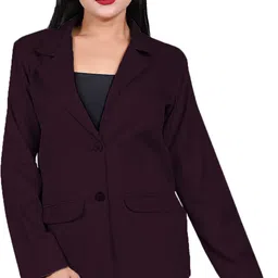 bluewears Women Solid Single Breasted Casual, Formal, Party, Festive & Wedding Blazer image 1