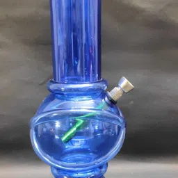 mftonline MFT ONLINE 8INCH Highly Durable Water Globe Bongs (Blue) Beer Bong Funnel image 1