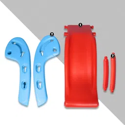 toy plus Freestanding Foldable Slides for Kids (24 Months+) image 2