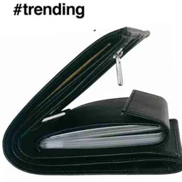 taqwa Men Trendy, Travel, Formal, Casual Black Genuine Leather, Artificial Leather RFID Wallet-picture-16