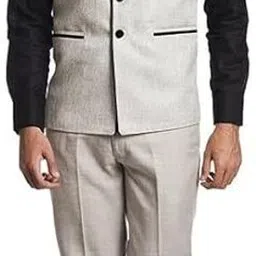 ranmuk Self Design Men Waistcoat image 5