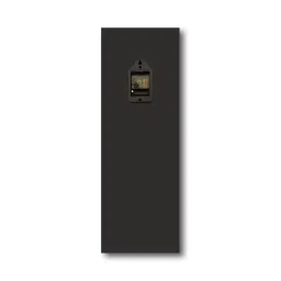 olive tree Multicolour Rectangle 24 Inches Wooden Wall Clock (Abstract) image 2