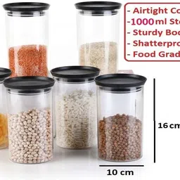 serenity Plastic Grocery Container- 1000 ml image 3