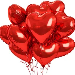 zambooree Solid VALENTINE-7 (20 RED DIL + 2 R) Balloon image 3