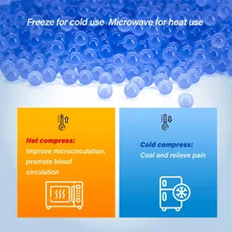 ecommercehub Gel Beads PVC Eye Mask For Eye Therapy Gel Relaxing Eye Mask for Dark Circles. image 3